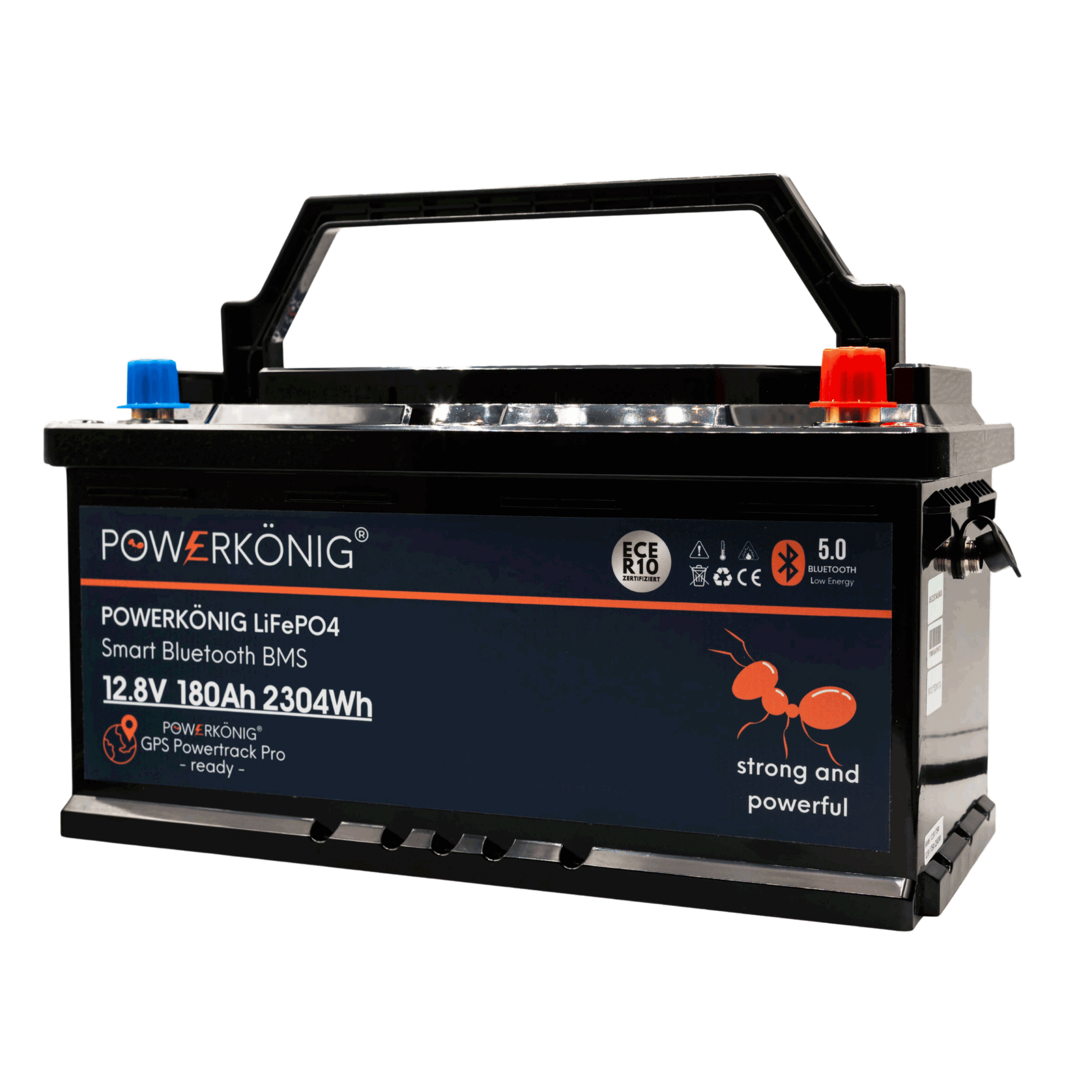 Powerkönig LiFePO4 12,8V 180 Ah DIN Smart MBS mit Bluethooth Batterie 1 180Ah_Titelbild.png